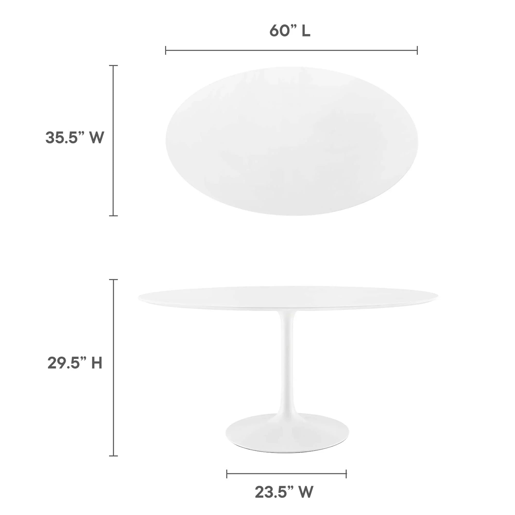 Lippa Oval Wood Dining Table