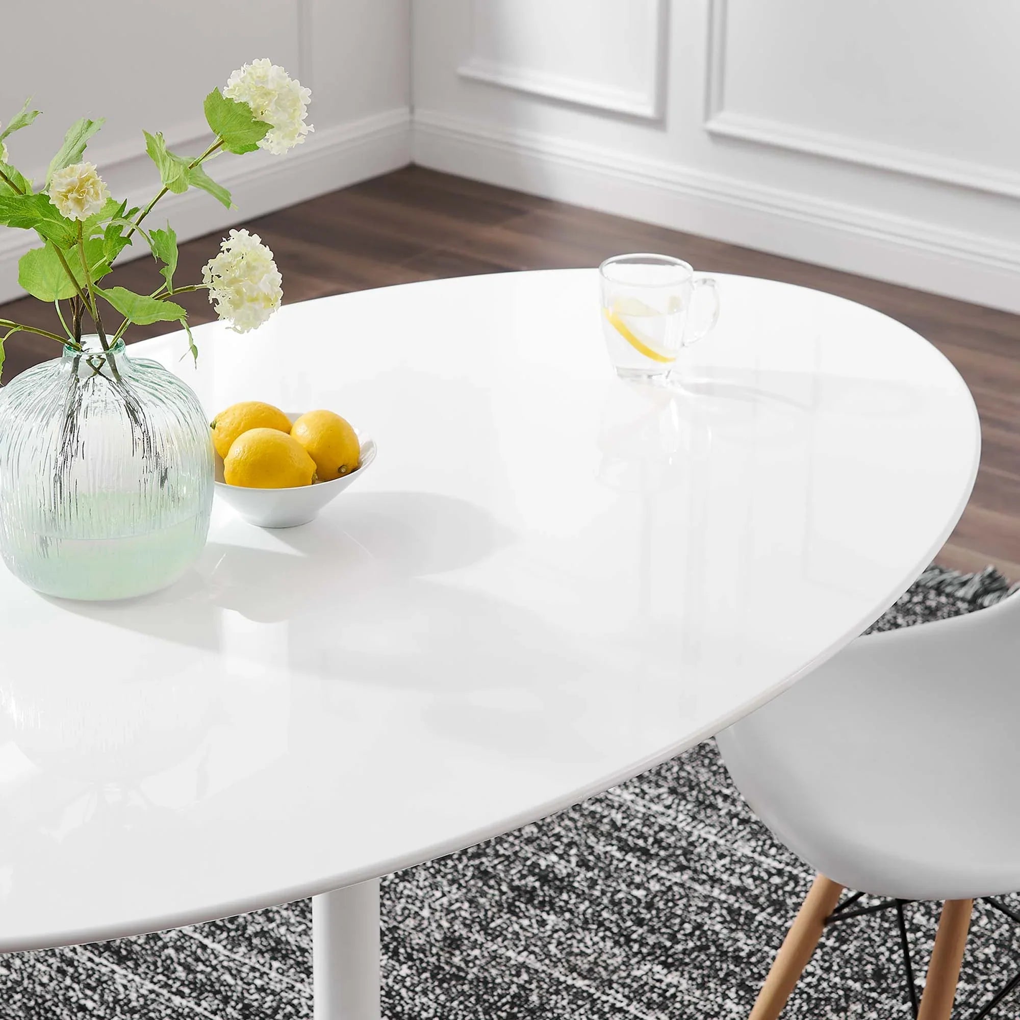 Lippa Oval Wood Dining Table