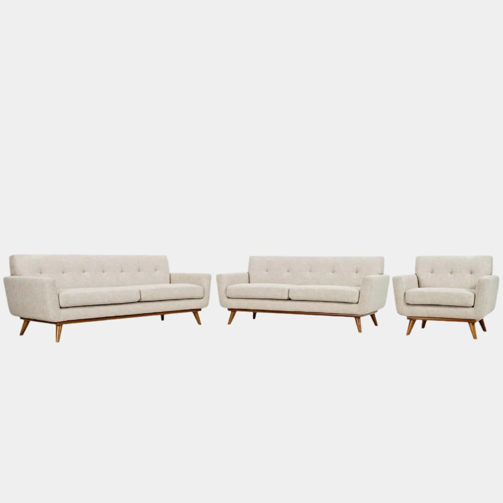 Engage Sofa Loveseat and Armchair Set of 3