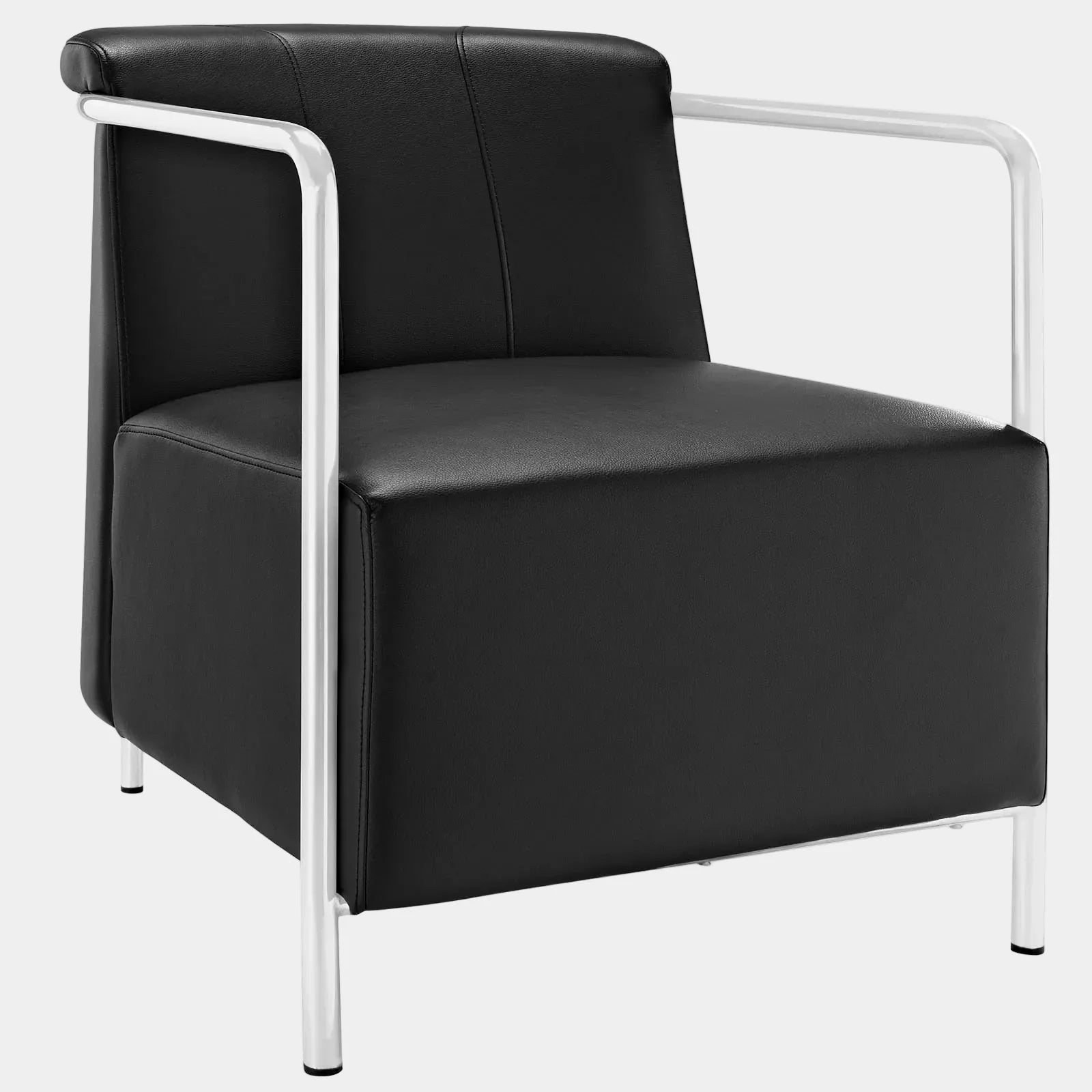 Ebb Upholstered Vinyl Lounge Chair