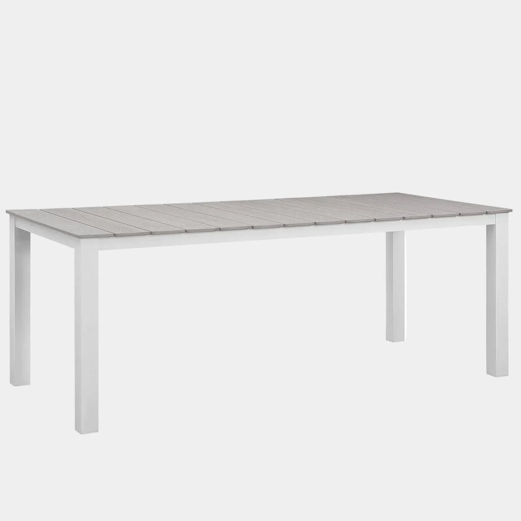 Maine 80" Outdoor Patio Dining Table