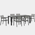 Maine 7 Piece Outdoor Patio Dining Set