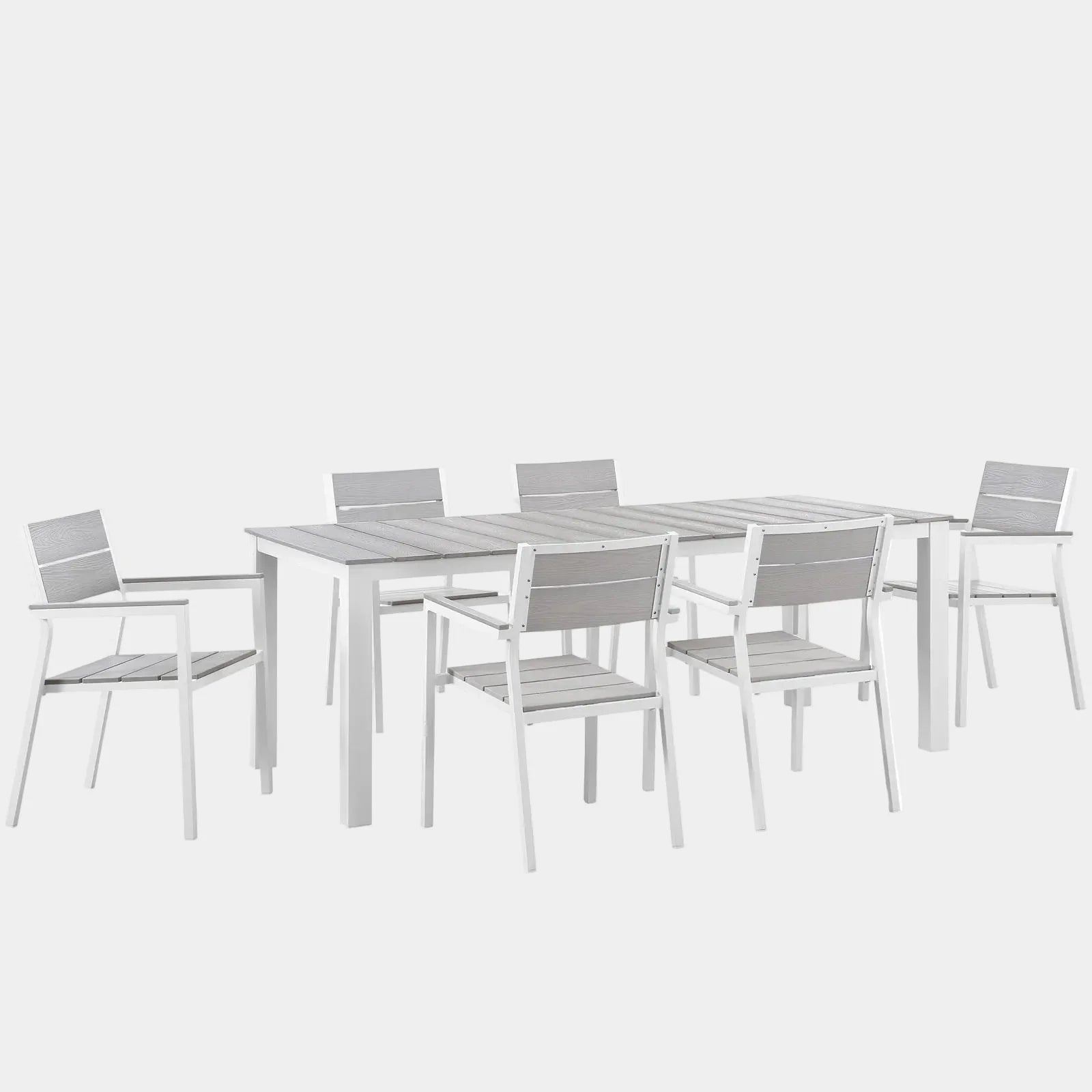 Maine 7 Piece Outdoor Patio Dining Set