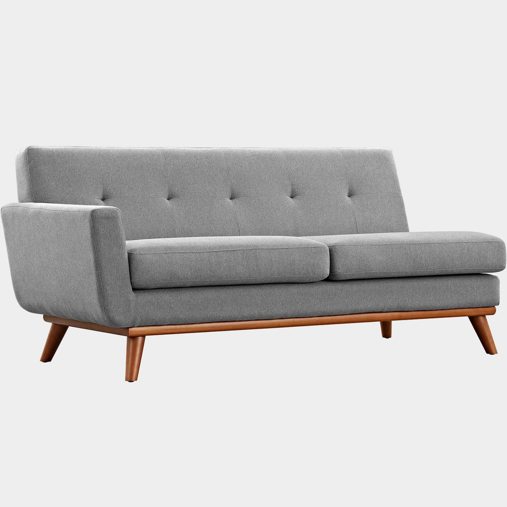 Engage Left-Arm Upholstered Fabric Loveseat