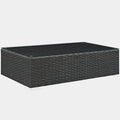 Sojourn Outdoor Patio Coffee Table in Chocolate