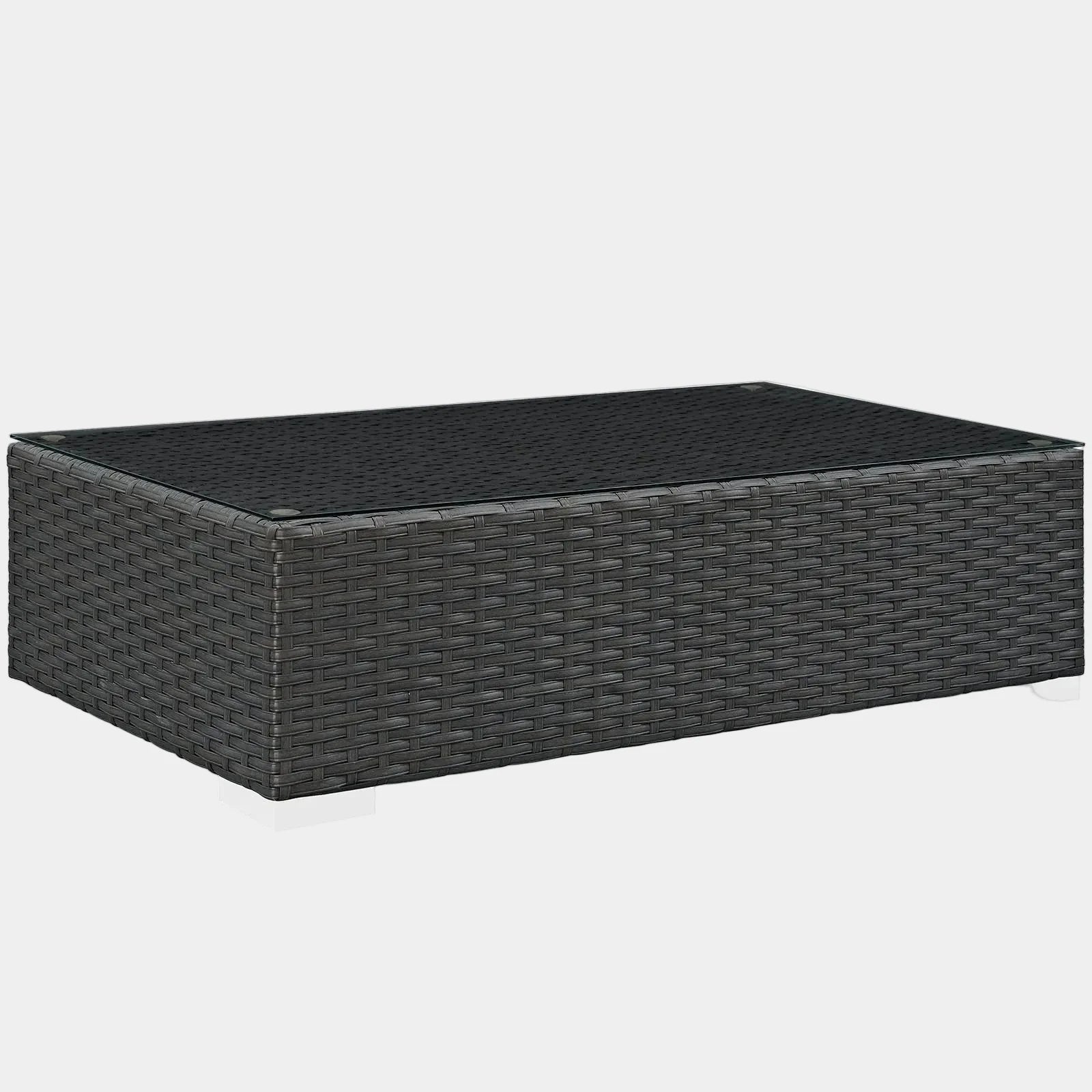 Sojourn Outdoor Patio Coffee Table in Chocolate