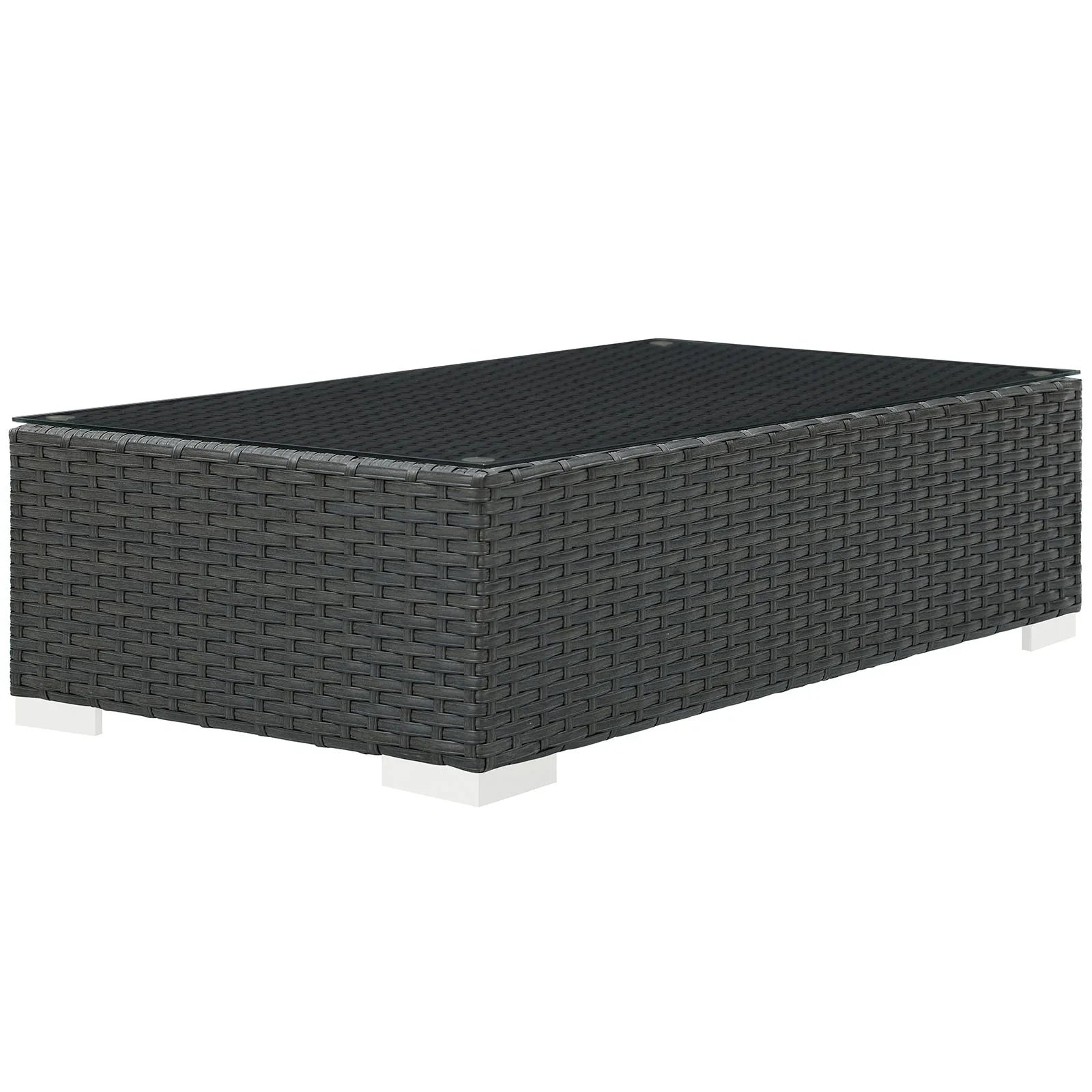 Sojourn Outdoor Patio Coffee Table in Chocolate