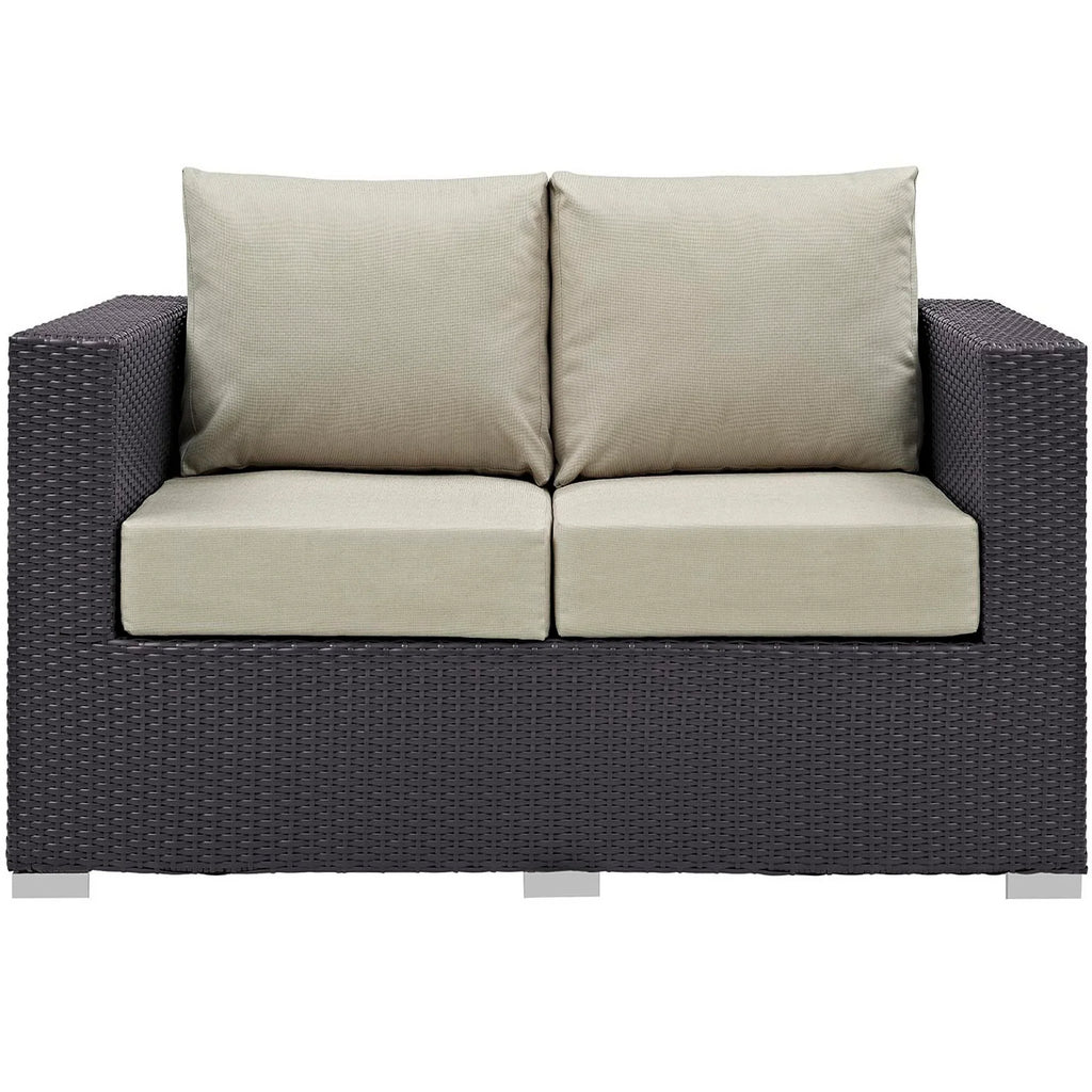 Convene 4 Piece Set Outdoor Patio with Fire Pit
