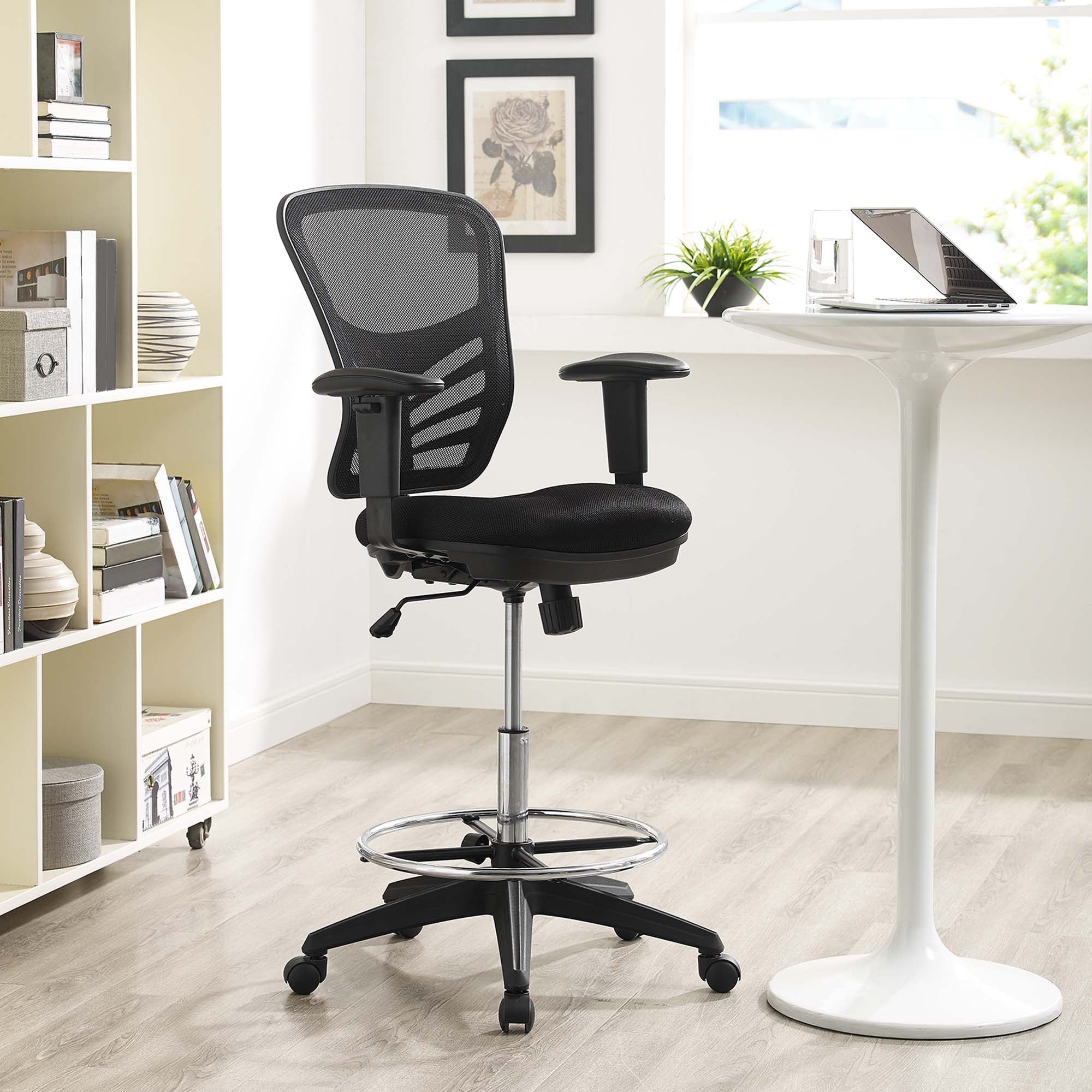 Articulate Drafting Chair in Black