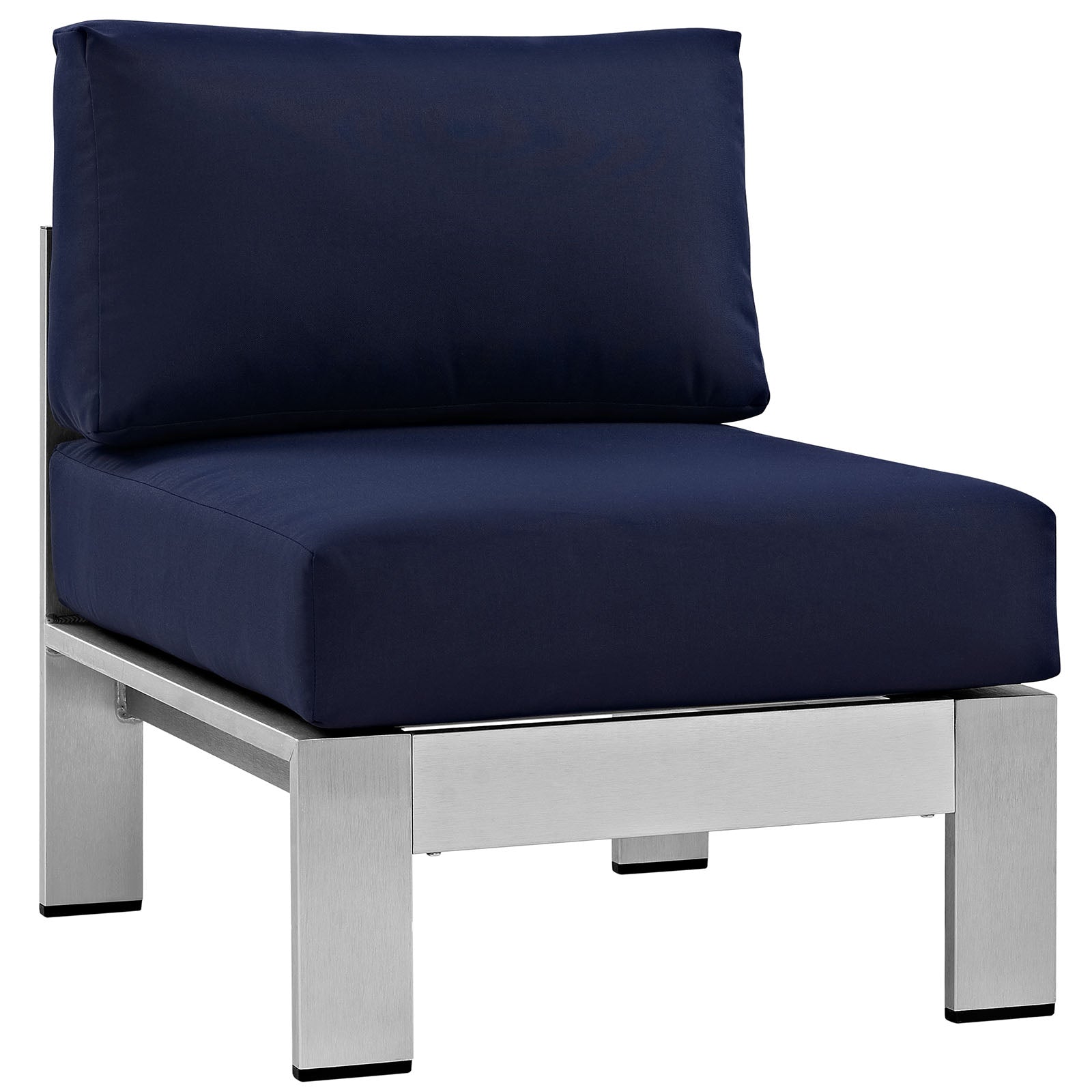 Shore 5 Piece Outdoor Aluminum Sectional Sofa Set