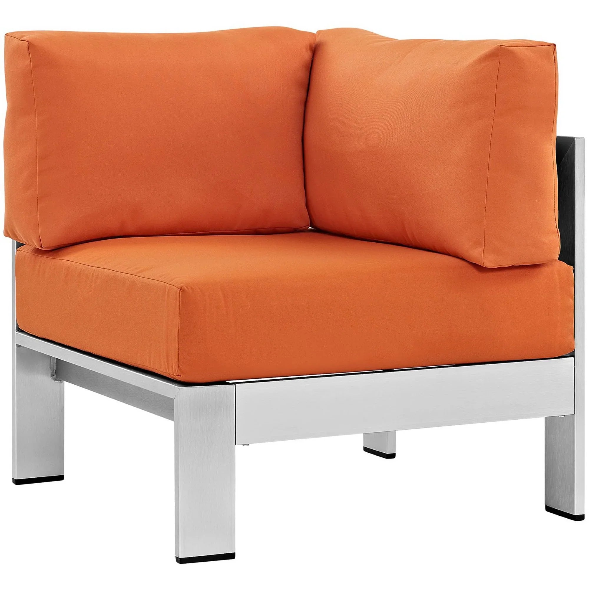 Shore 4 Piece Outdoor Aluminum Sectional Sofa