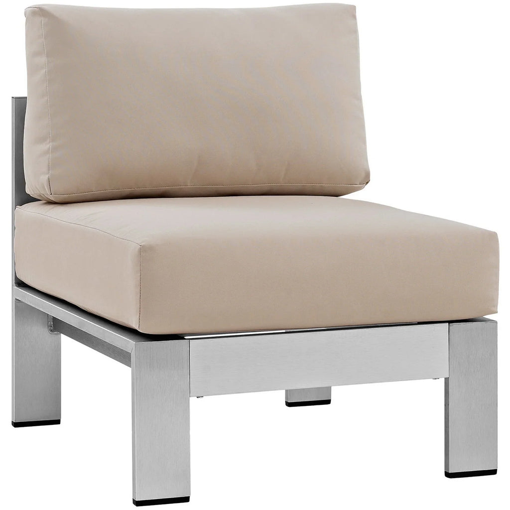 Shore 6 Piece Outdoor Aluminum Sectional Sofa