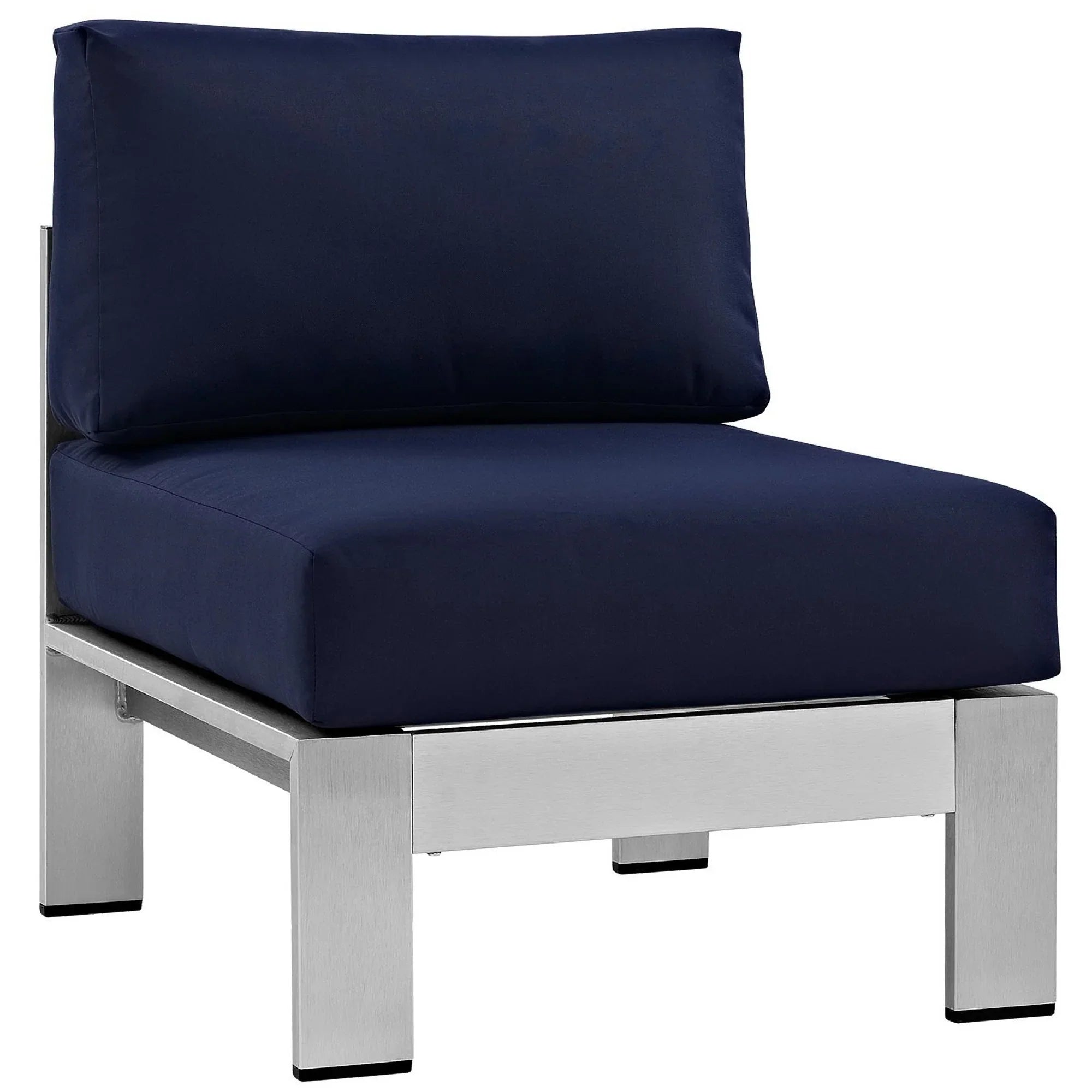 Shore 6 Piece Outdoor Aluminum Sectional Sofa