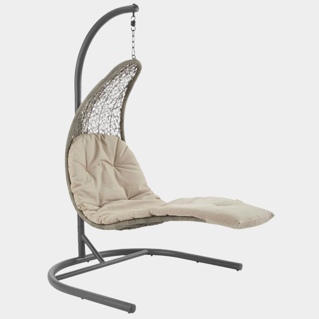 Landscape Hanging Chaise Lounge Outdoor Swing Chair