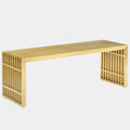 Gridiron Medium Stainless-Steel Bench