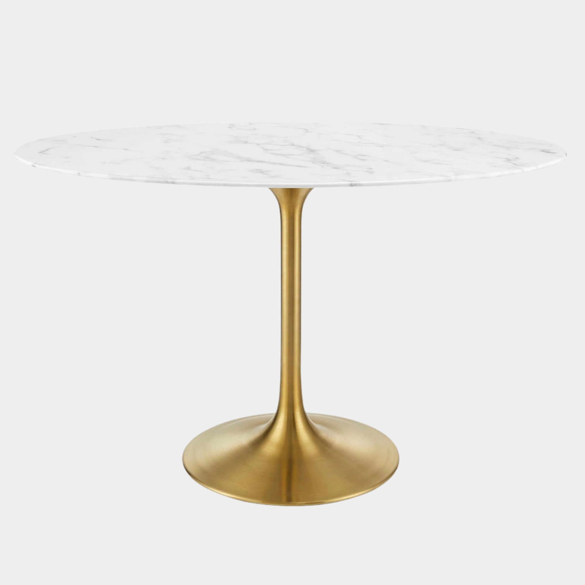 Lippa Oval Artificial Marble Dining Table