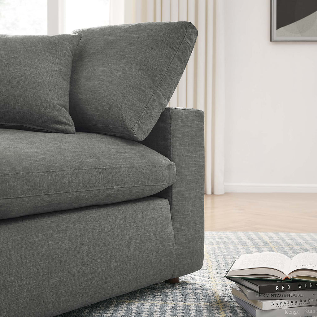 Commix 3 Piece Down Filled Overstuffed Sectional Sofa
