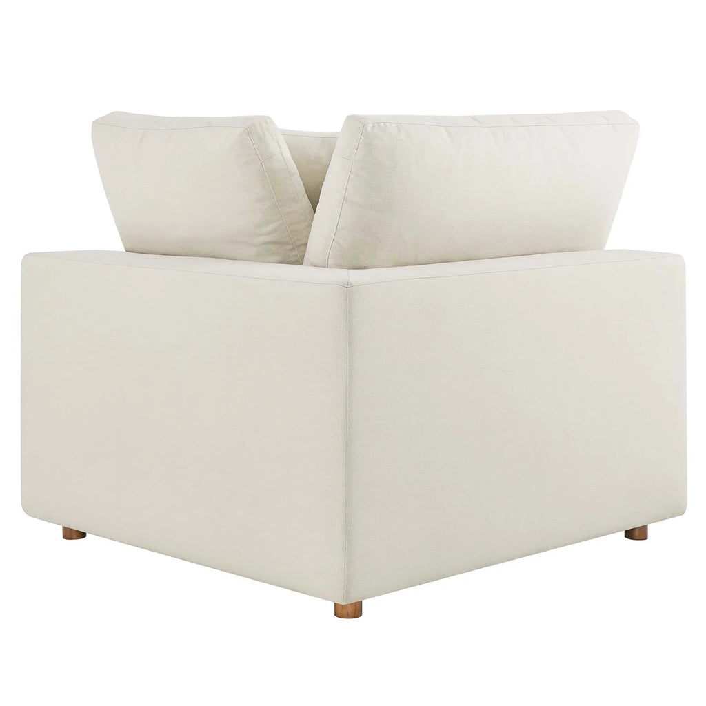 Commix 3 Piece Down Filled Overstuffed Sectional Sofa