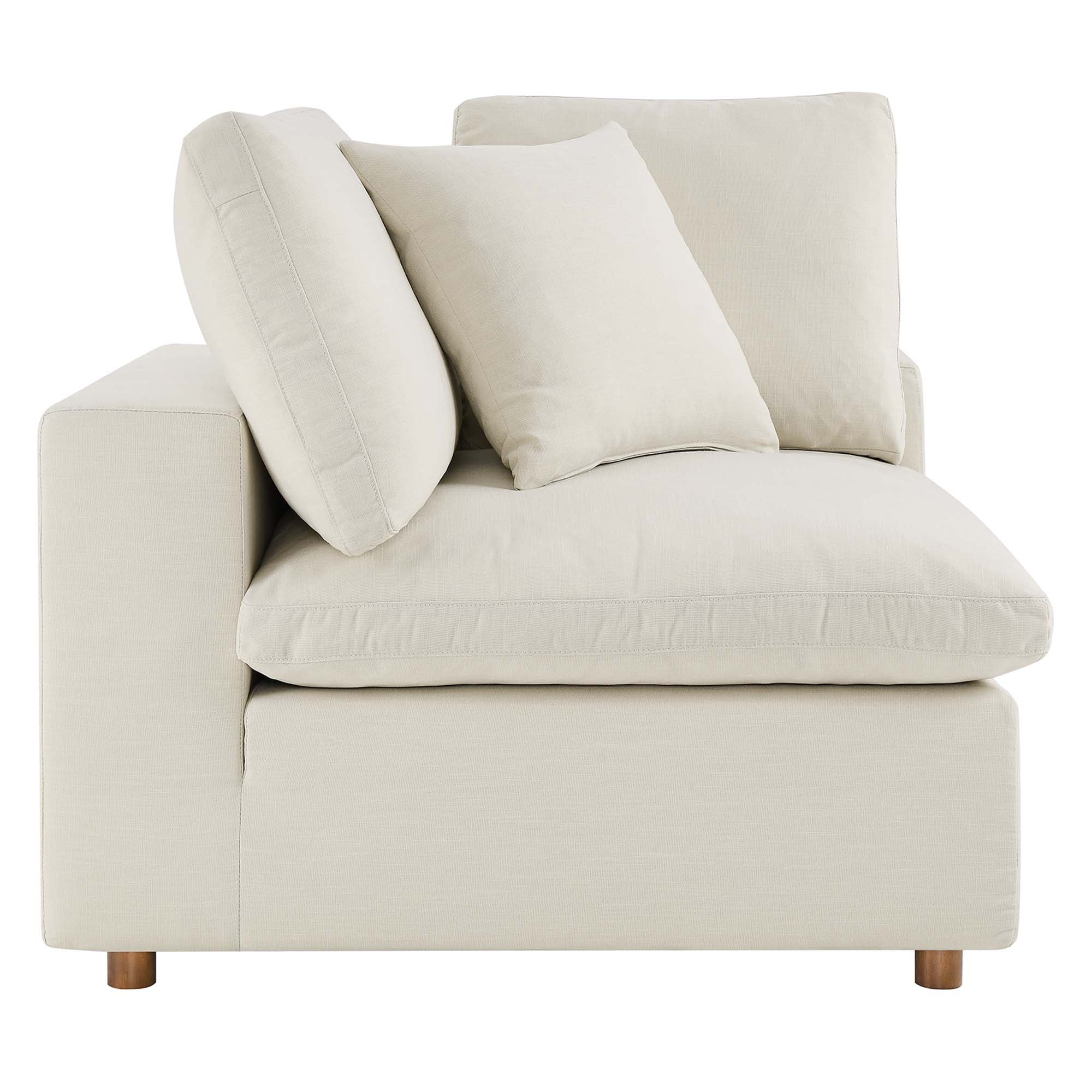 Commix 4 Piece Down Filled Overstuffed Sectional Sofa