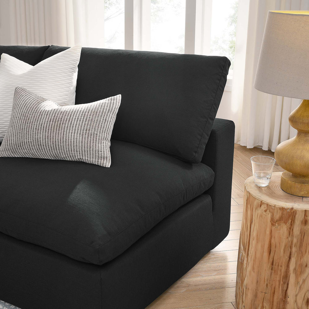Commix 5-Piece Down Filled Overstuffed Armless Sectional Sofa