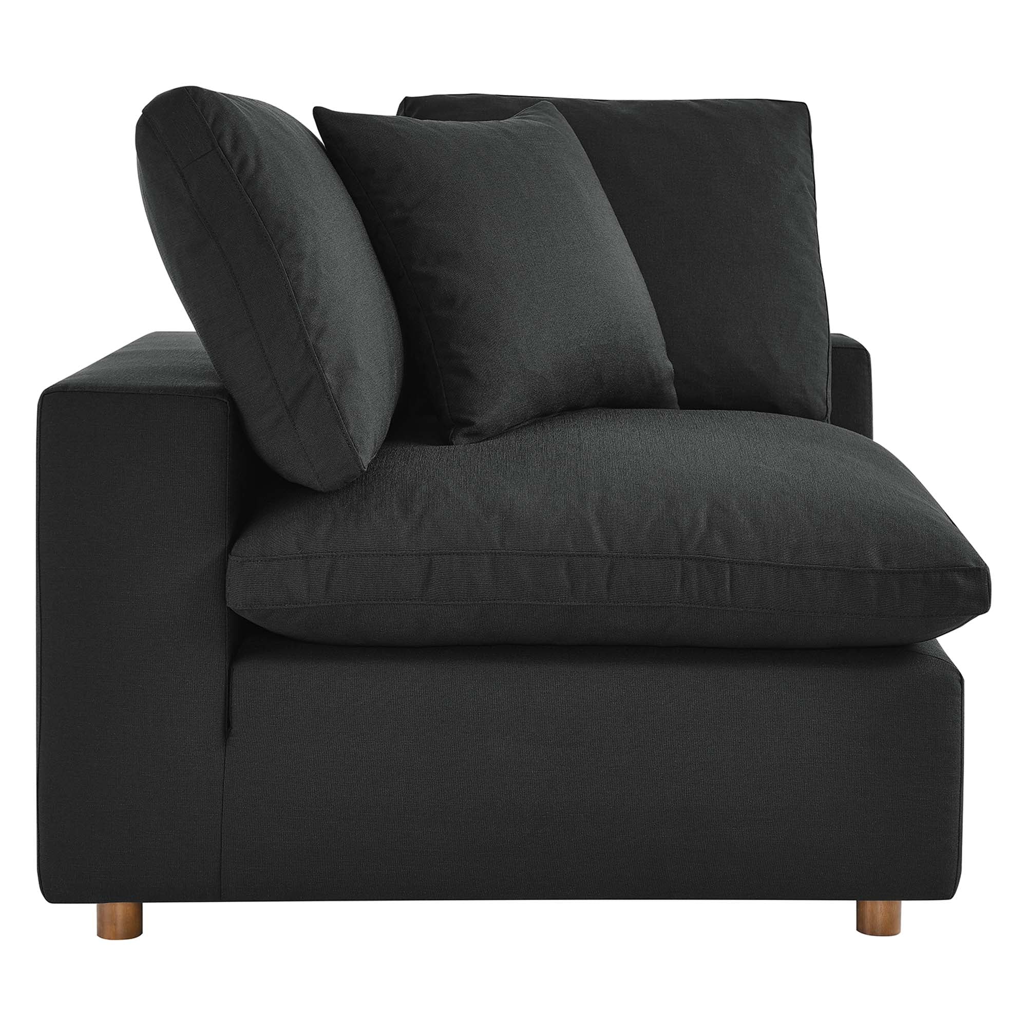 Commix 5-Piece Down Filled Overstuffed Armless Sectional Sofa