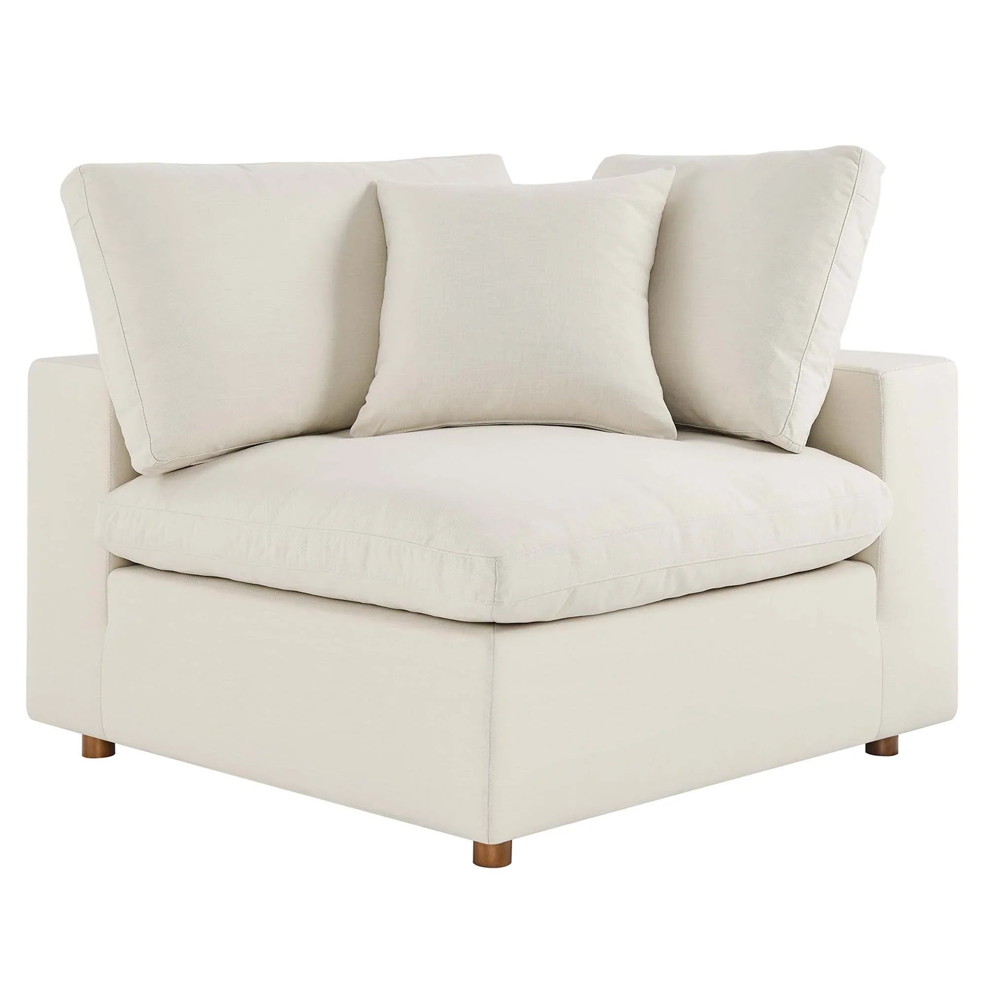 Commix 5-Piece Down Filled Overstuffed Armless Sectional Sofa