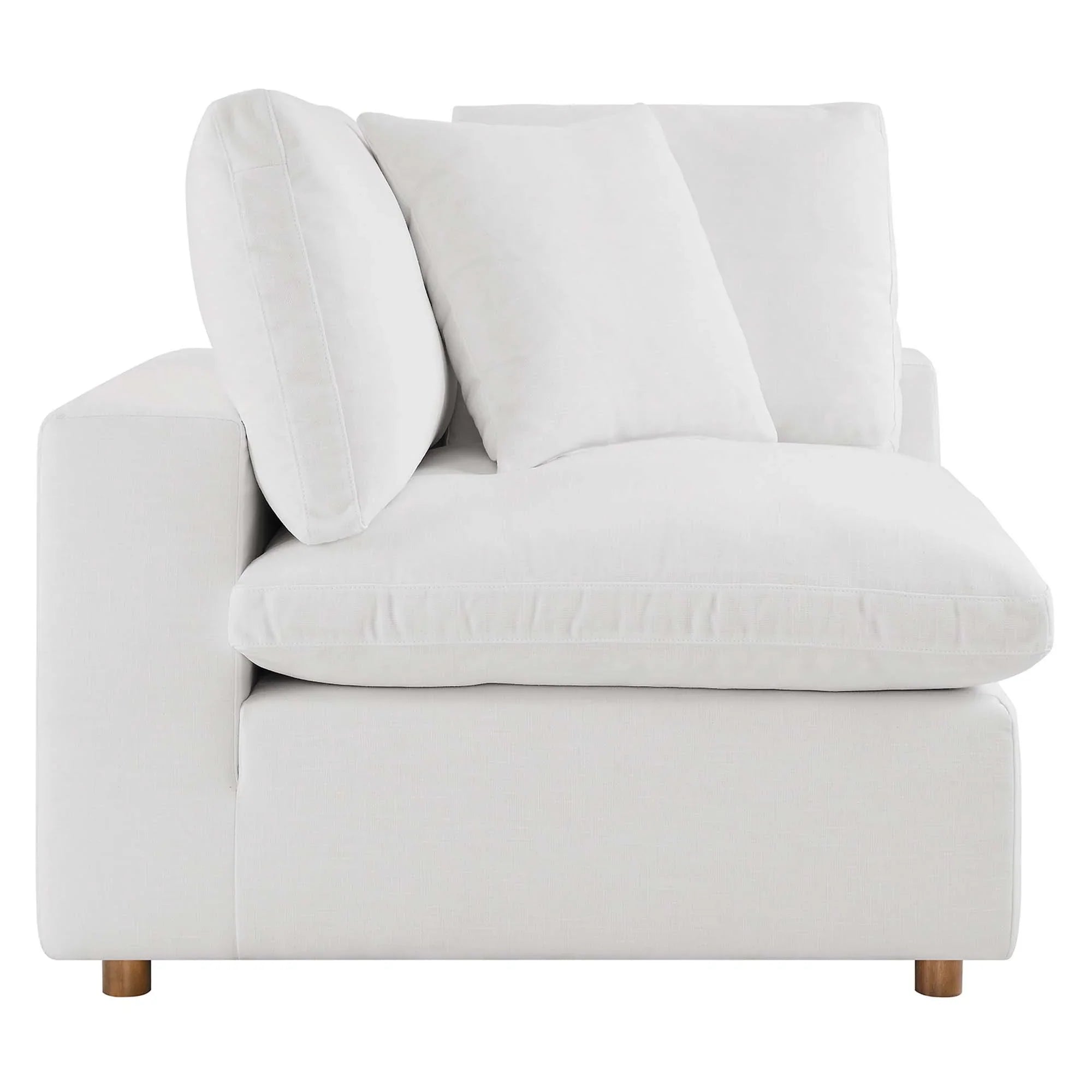 Commix 5-Piece Down Filled Overstuffed Armless Sectional Sofa