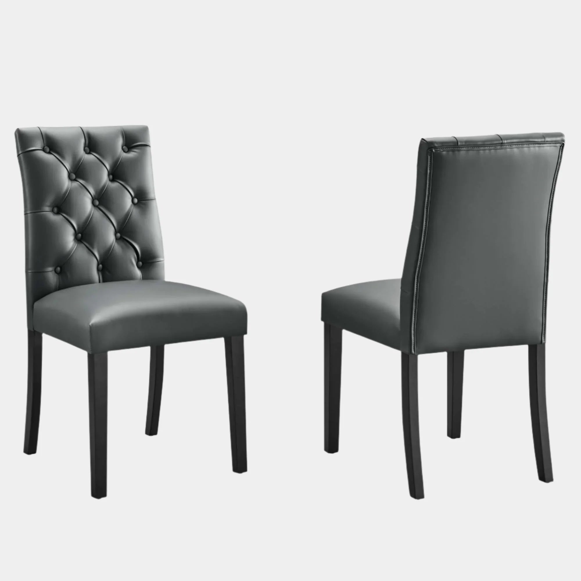 Duchess Vinyl Dining Chair Set of 2