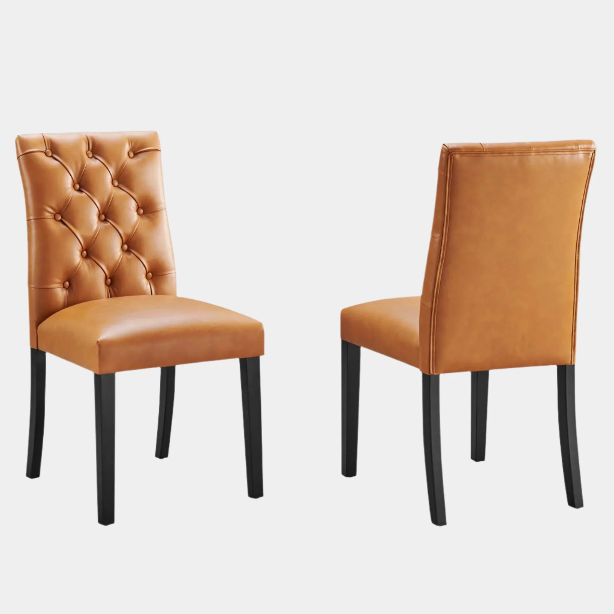 Duchess Vinyl Dining Chair Set of 2