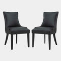Marquis Faux Leather Dining Chair Set of 2