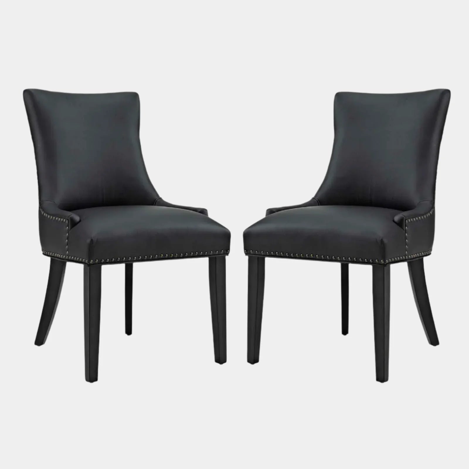 Marquis Faux Leather Dining Chair Set of 2
