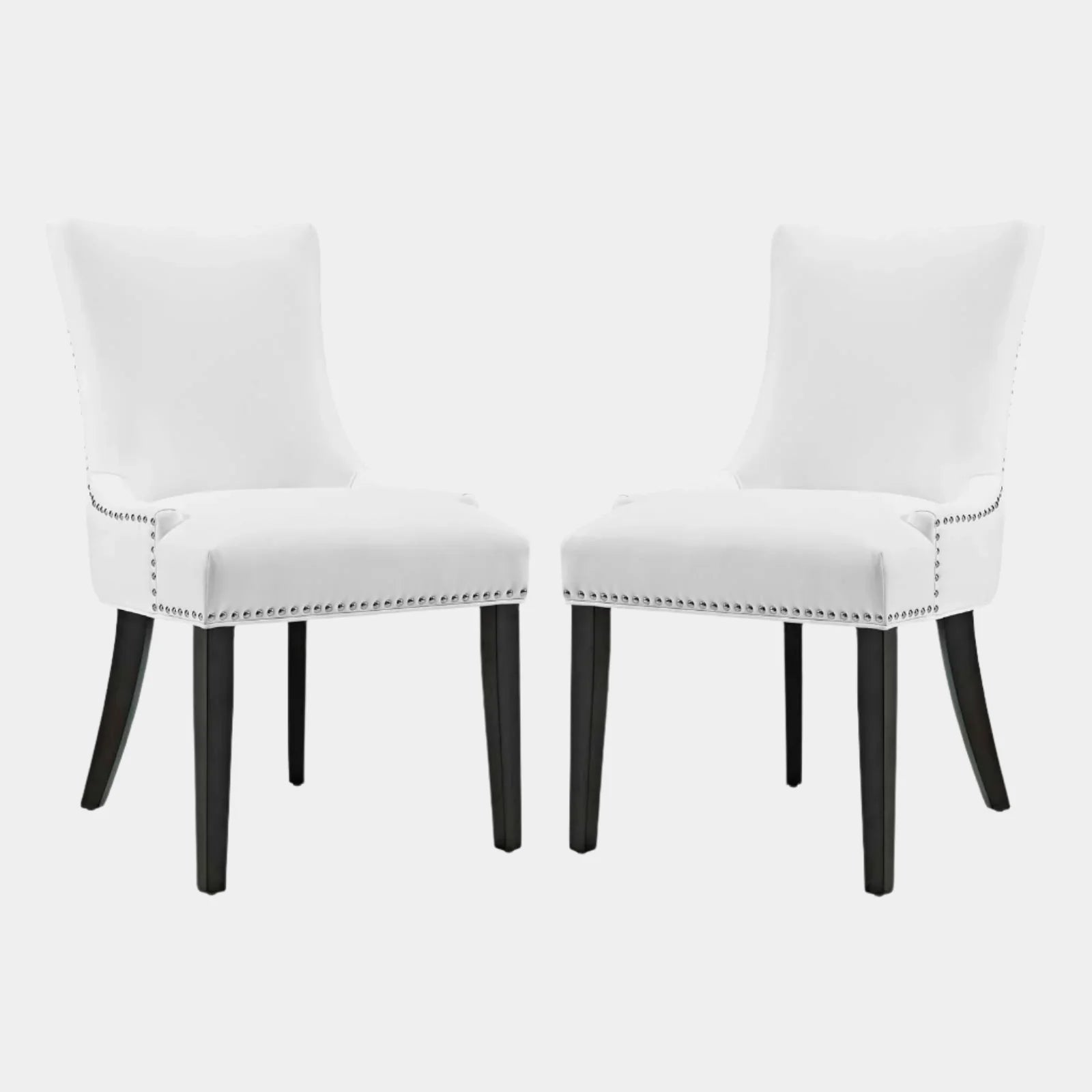 Marquis Faux Leather Dining Chair Set of 2