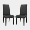 Parcel Vinyl Dining Side Chair Set of 2