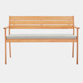 Viewscape Outdoor Patio Ash Wood Loveseat