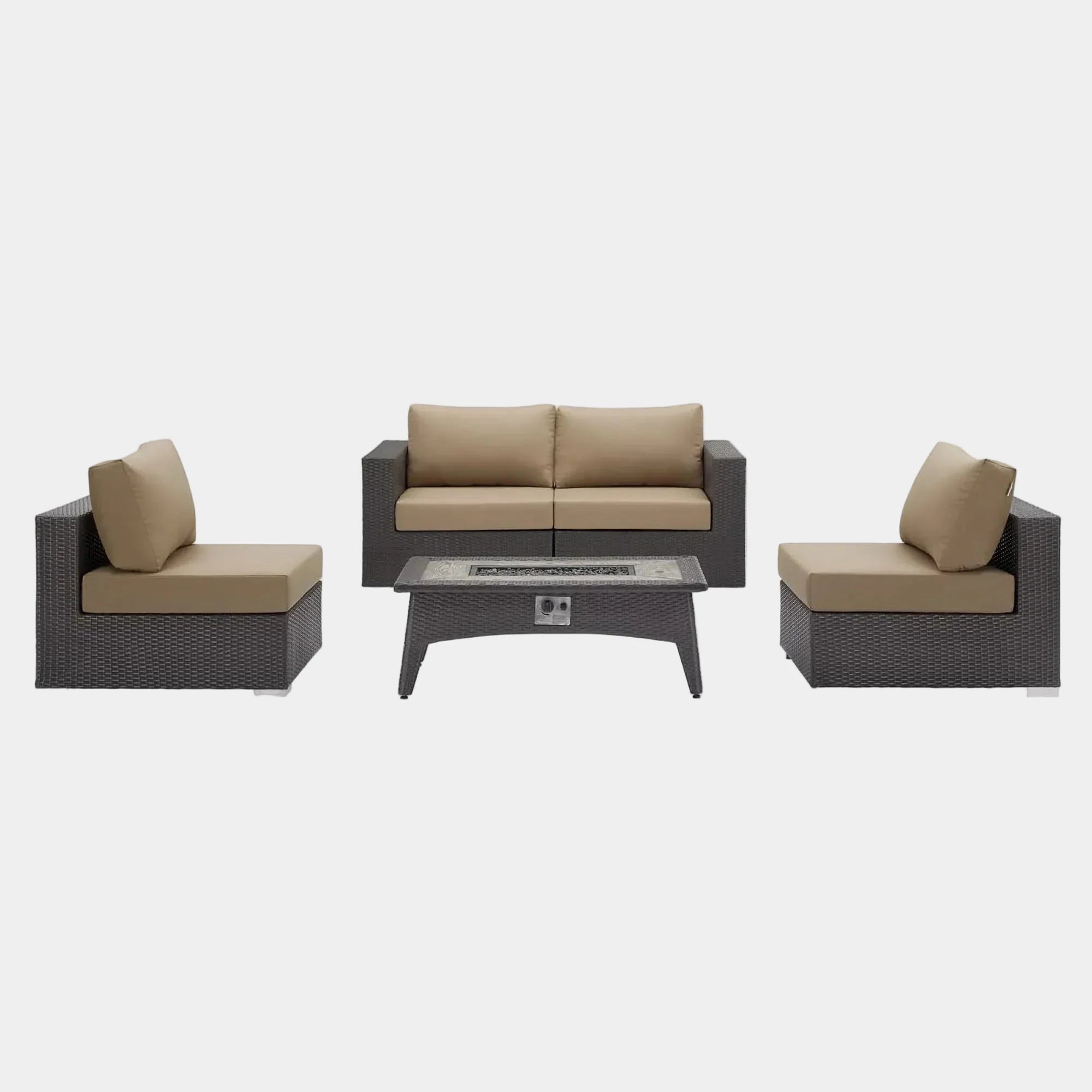 Convene 5 Piece Set Outdoor with Fire Pit