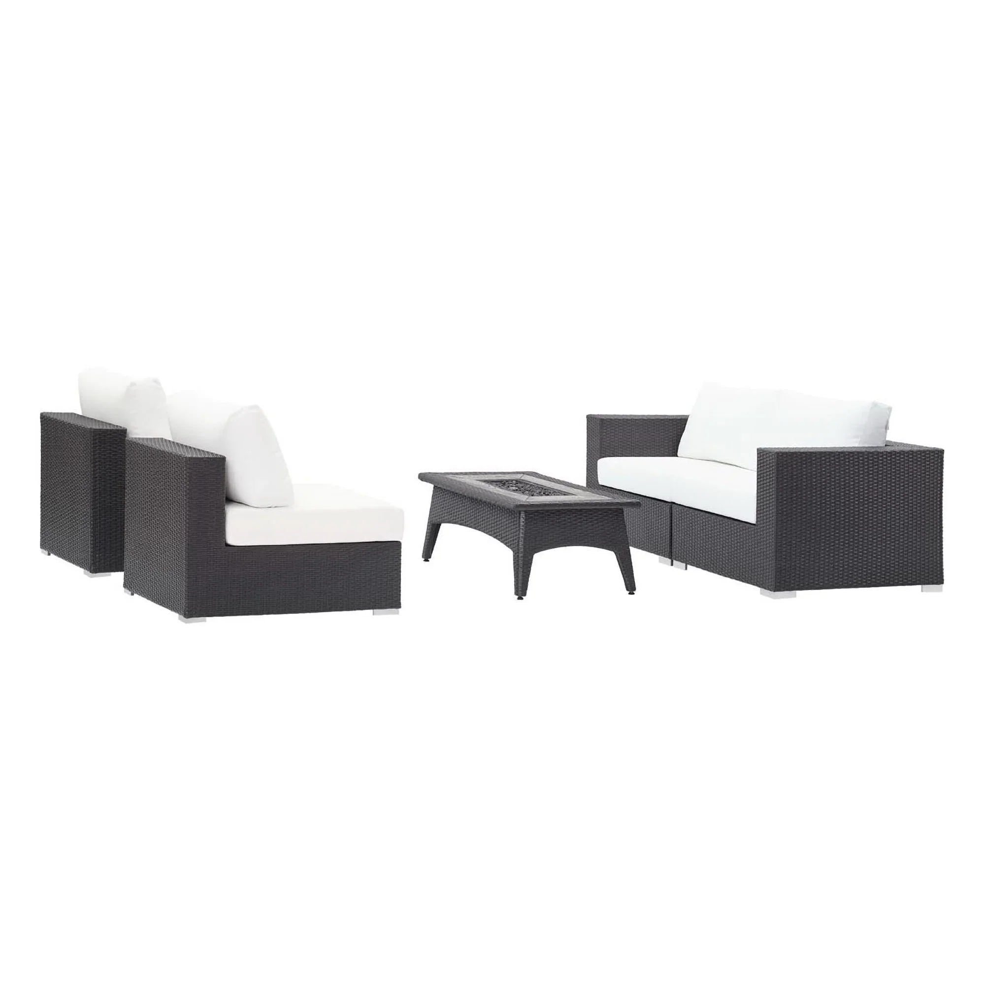 Convene 5 Piece Set Outdoor with Fire Pit