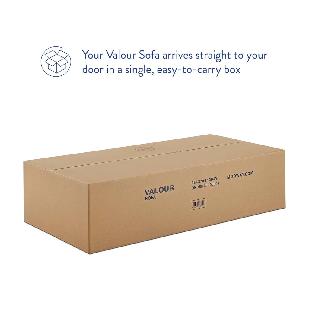 Valour Tufted Vegan Leather Sofa in Tan