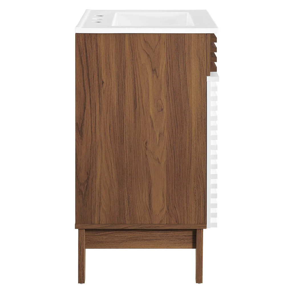 Render Bathroom Vanities with White Basin Included