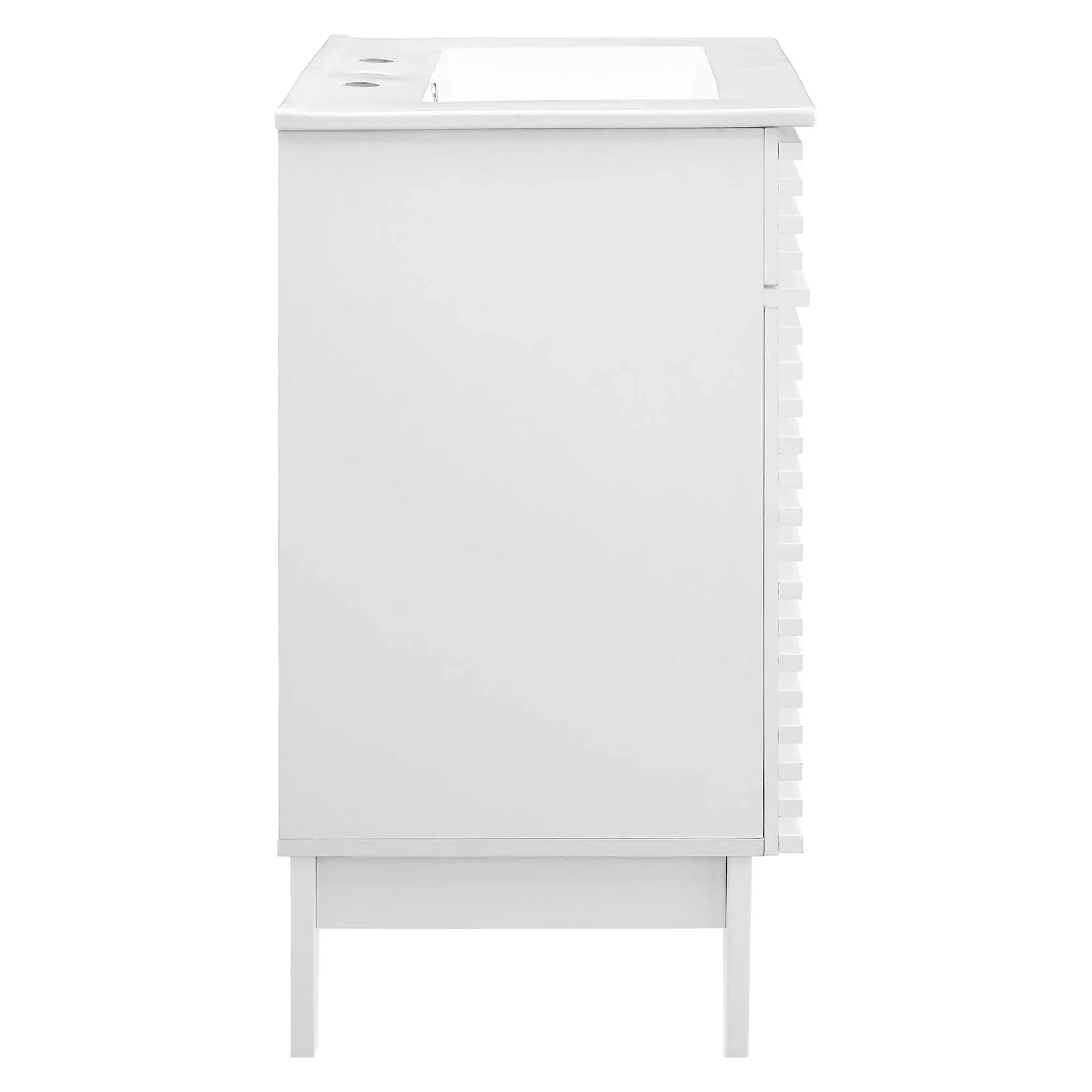 Render Bathroom Vanities with White Basin Included