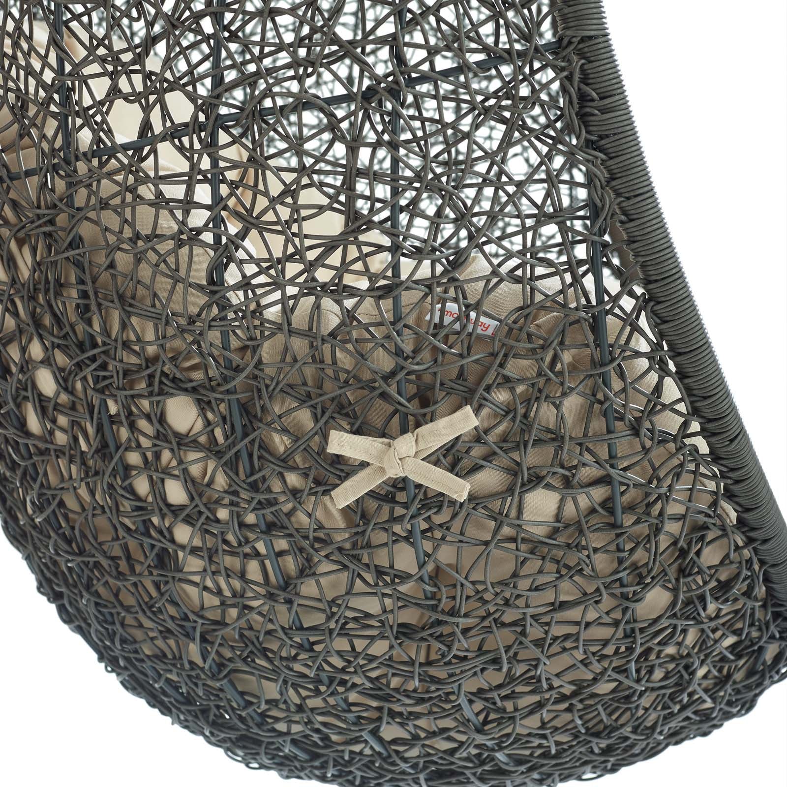 Hide Outdoor Patio Sunbrella® Swing Chair
