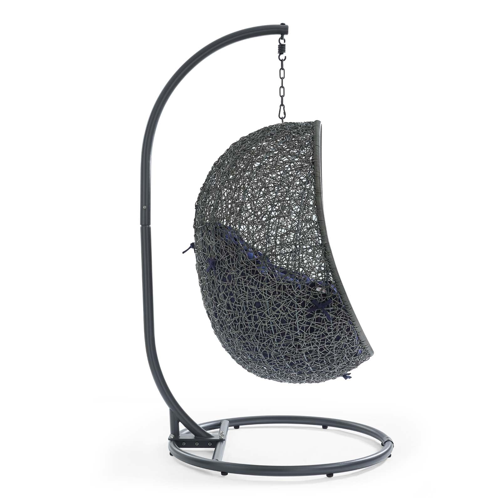 Hide Outdoor Patio Sunbrella® Swing Chair