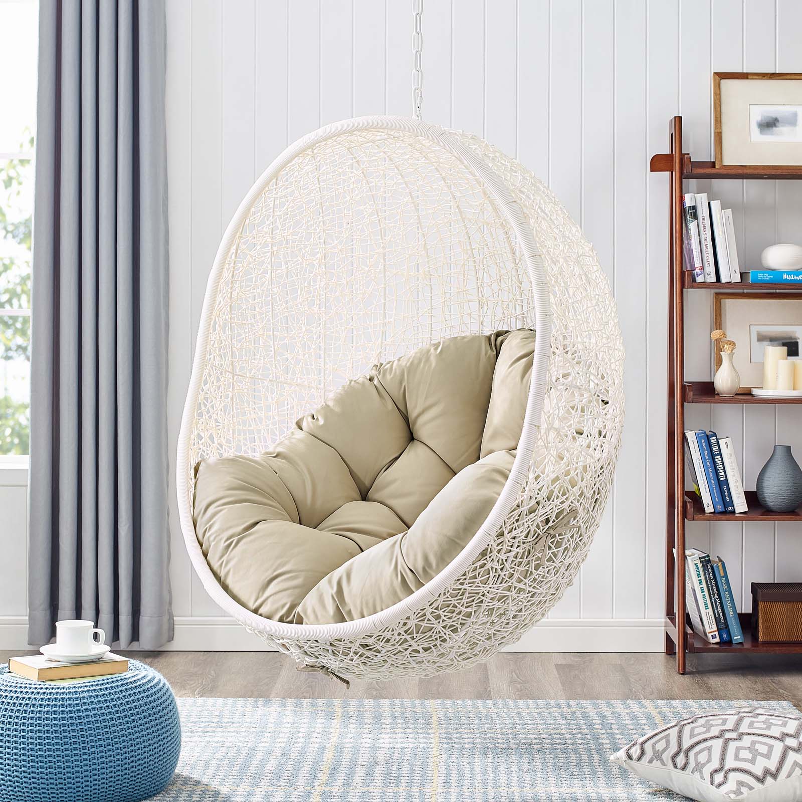 Hide Outdoor Patio Sunbrella® Swing Chair