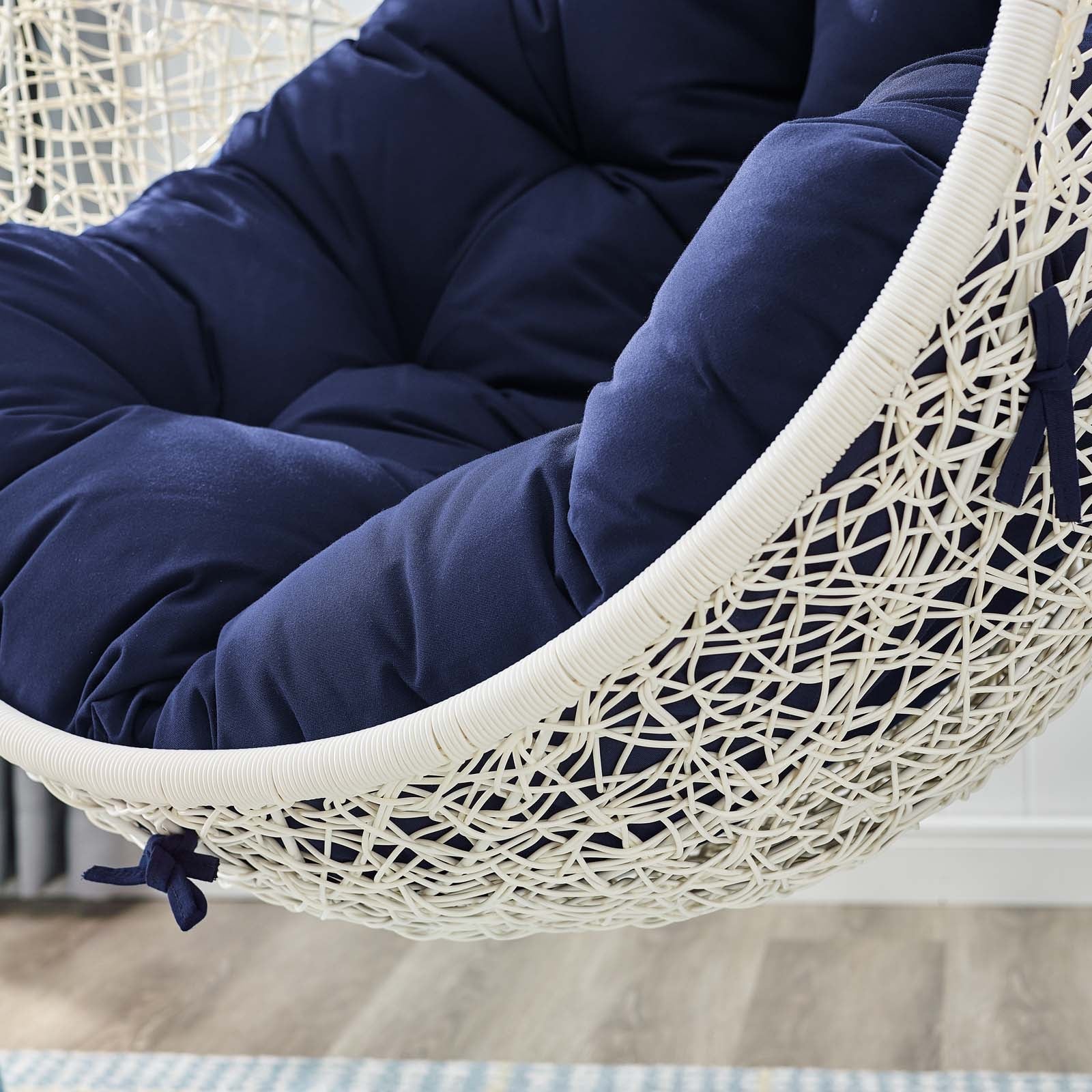 Hide Outdoor Patio Sunbrella® Swing Chair