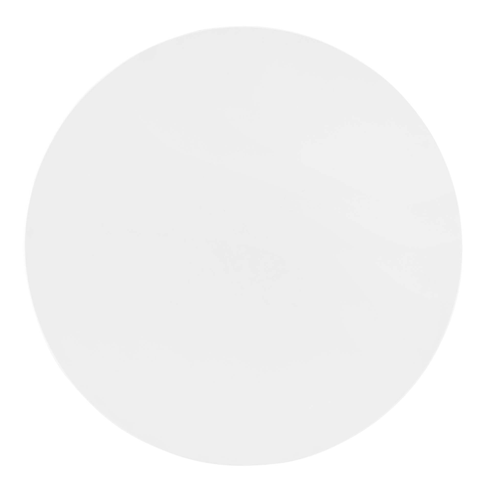 Verne 35" Dining Table in Gold White