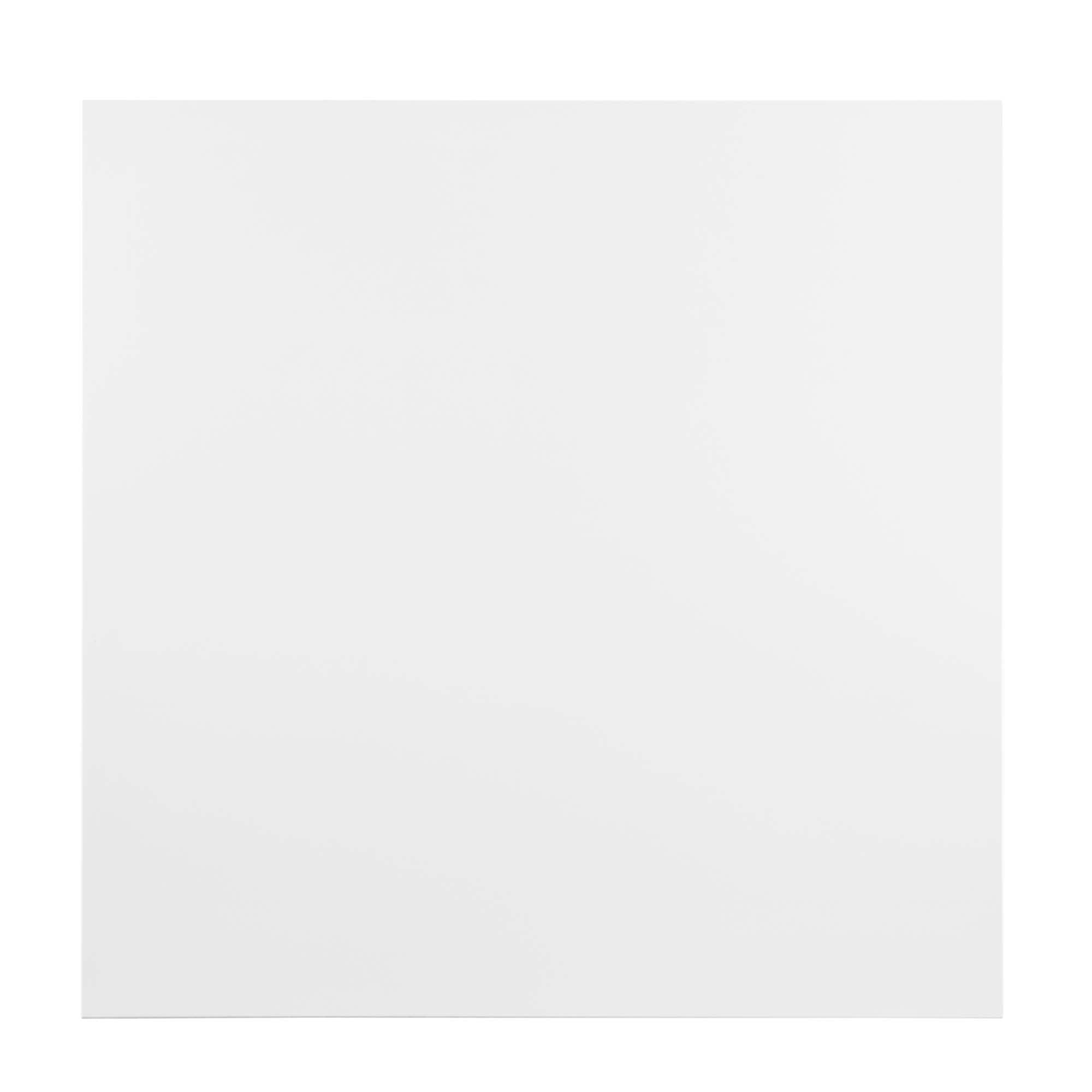 Verne 35" Square Dining Table in Gold White