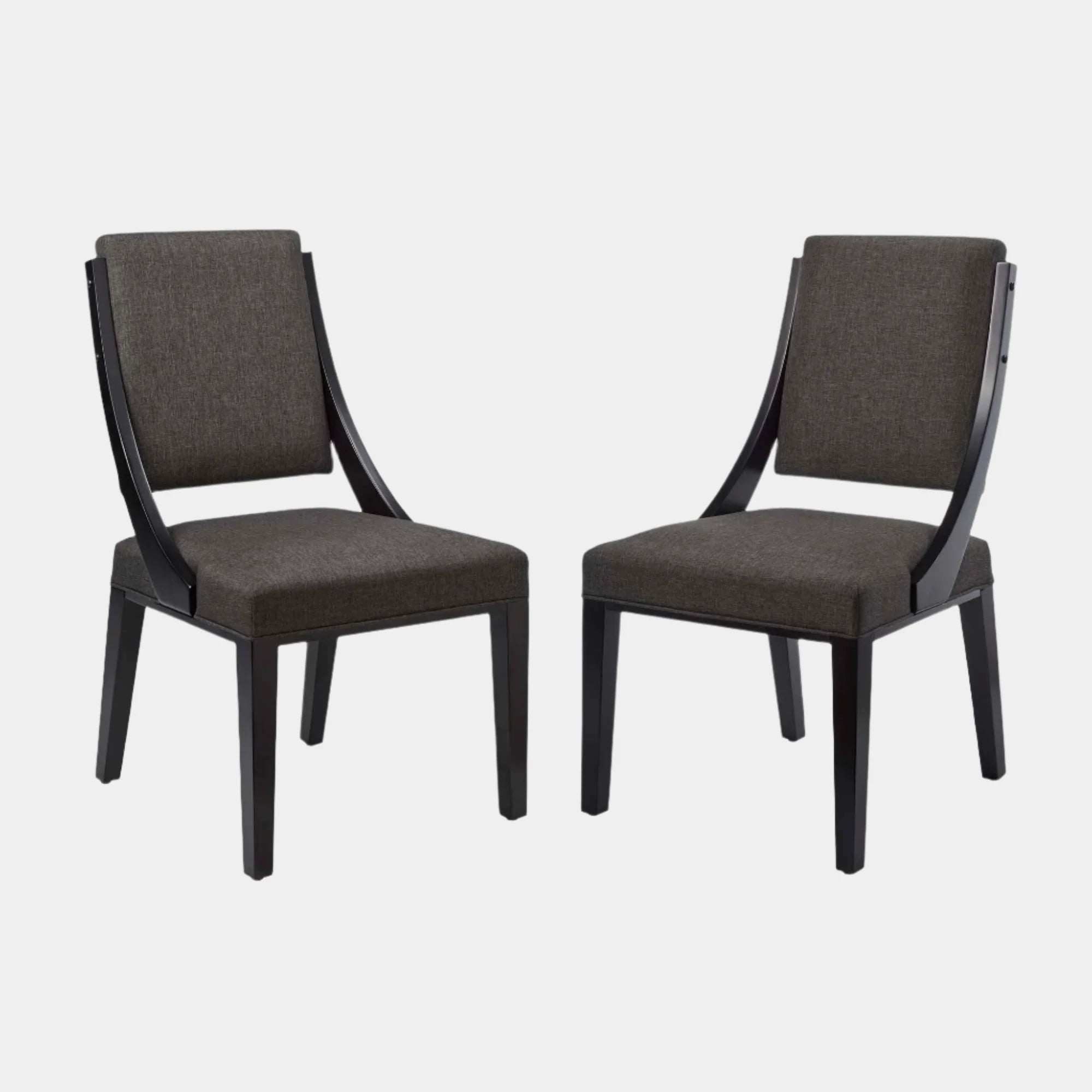 Cambridge Upholstered Fabric Dining Chairs Set of 2