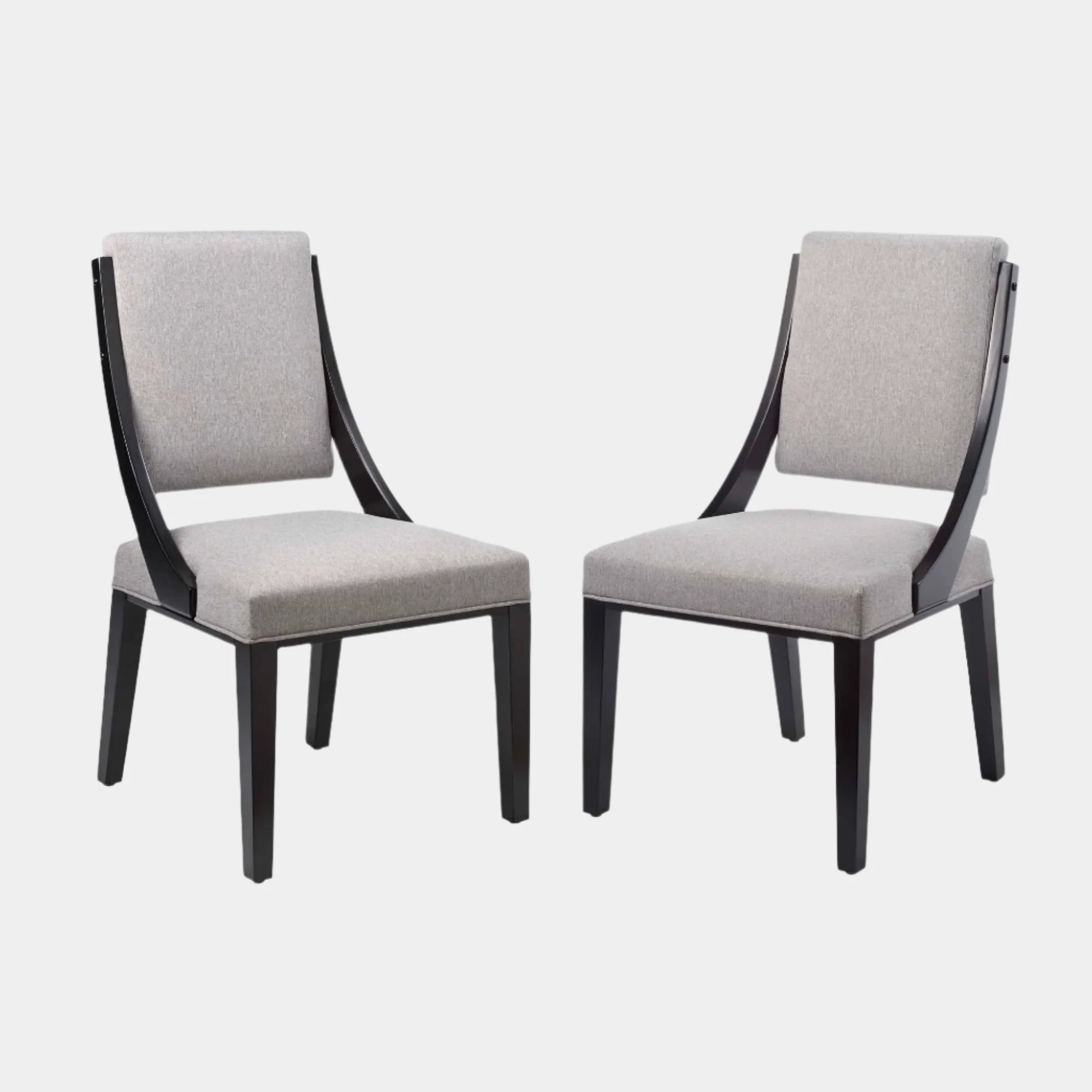 Cambridge Upholstered Fabric Dining Chairs Set of 2