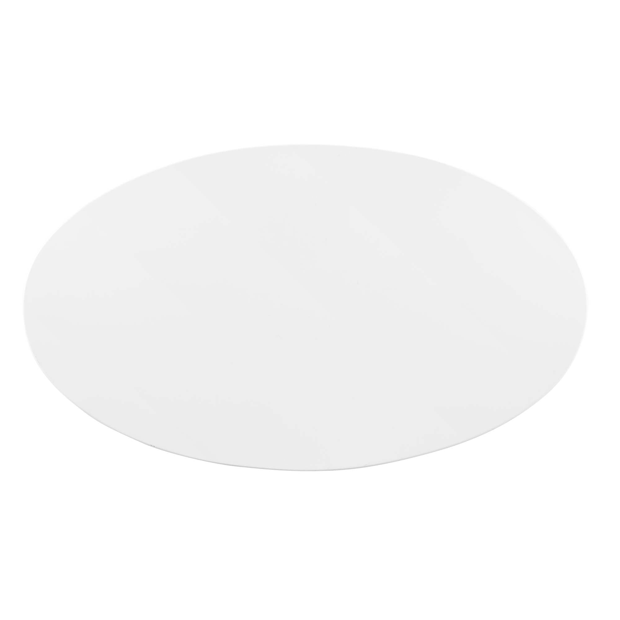 Verne 48" Oval Dining Table in Gold White