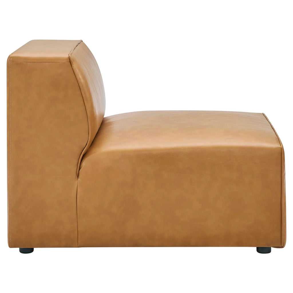 Mingle Vegan Leather 3-Piece Sectional Sofa