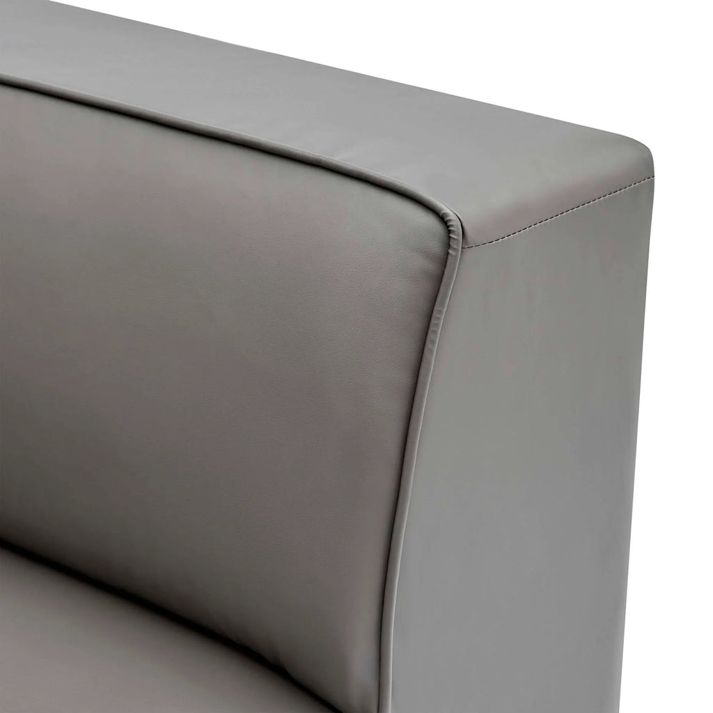 Mingle 7-Piece Vegan Leather Sectional Sofa